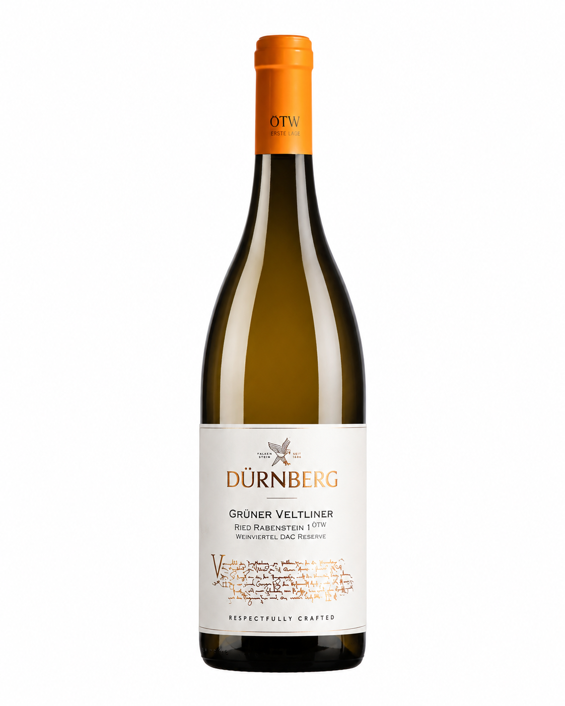 Flasche Ried Rabenstein 1ÖTW Grüner Veltliner Weinviertel DAC Reserve 2022 vom Weingut Dürnberg